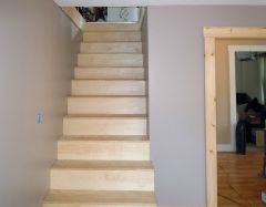 Custom wood stairs