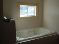 New bathtub installation